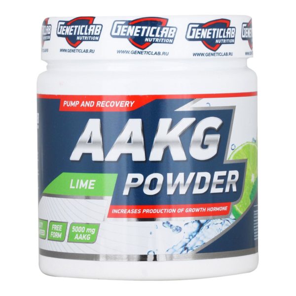 AAKG powder, вкус лайм, 150 гр, Geneticlab