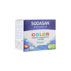 Стиральный порошок-концентрат для изделий из цветных тканей, 1200 гр, Sodasan