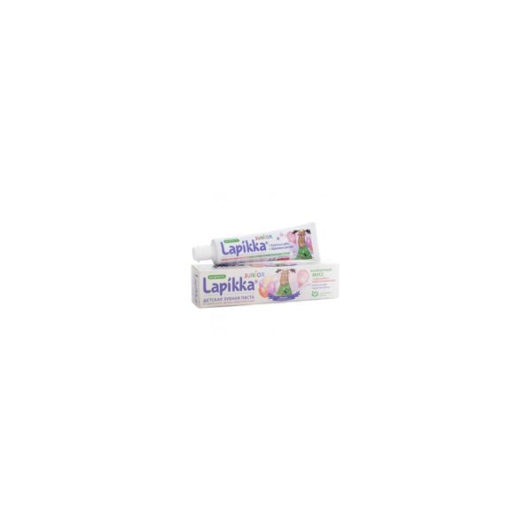Зубная паста для детей с кальцием и микроэлементами «Клубничный мусс», 45 гр, LAPIKKA JUNIOR