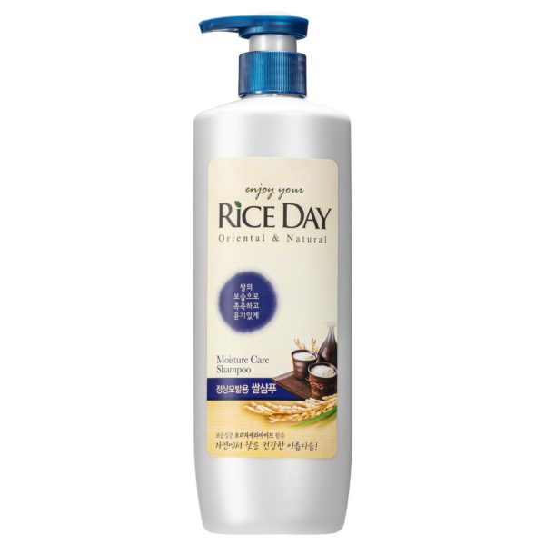 Шампунь Rice Day  для нормальных волос увлажняющий, 550 мл, CJ Lion