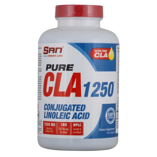Pure CLA 1250 (конъюгированная линолевая кислота), 180 капсул, SAN