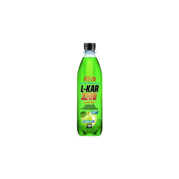 L-Kar 3200, вкус зеленое яблоко, 500 мл, Fit-Rx