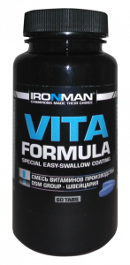 Витаминно-минеральный комплекс VITA Formula, 60 таблеток, IRONMAN