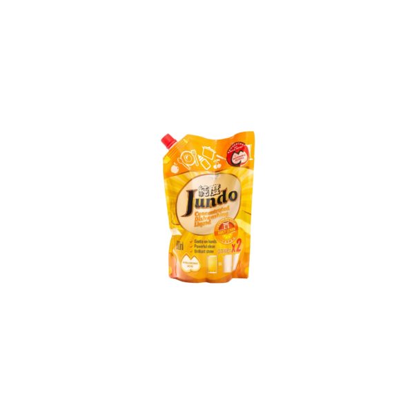 Антибактериальное концентрированный гель с гиалуроновой кислотой для мытья посуды и детских принадлежностей Juicy Lemon, 800 мл, Jundo