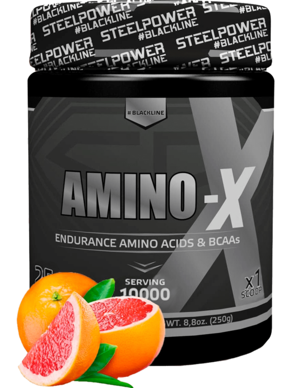 Аминокислотный комплекс AMINO-X, вкус "Грейпфрут", 250 гр, STEELPOWER