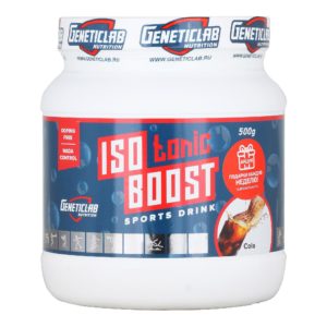 Isotonic Boost, вкус кола, 500 гр, Geneticlab