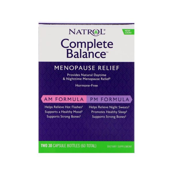 Complete Balance for menopause, AP/PM, 60 капсул, Natrol