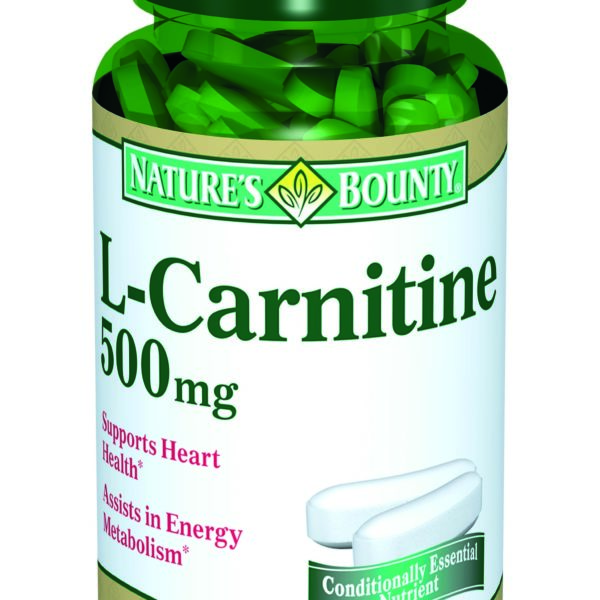 L-карнитин 500 мг, 30 таблеток, Nature's Bounty