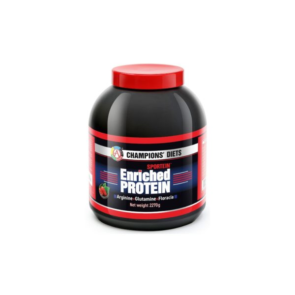 Протеин SPORTEIN Enriched PROTEIN, вкус клубника, 2270 гр, Академия-Т