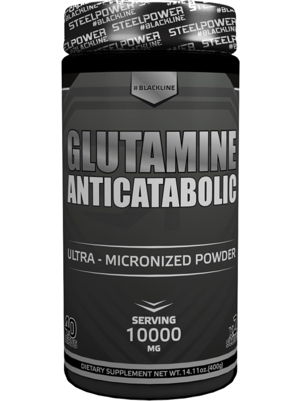 Глютамин GLUTAMINE ANTICATABOLIC, натуральный вкус, 400 гр, STEELPOWER