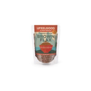 Семена бурого льна Brown Flax Seeds, 200 гр, UFEELGOOD