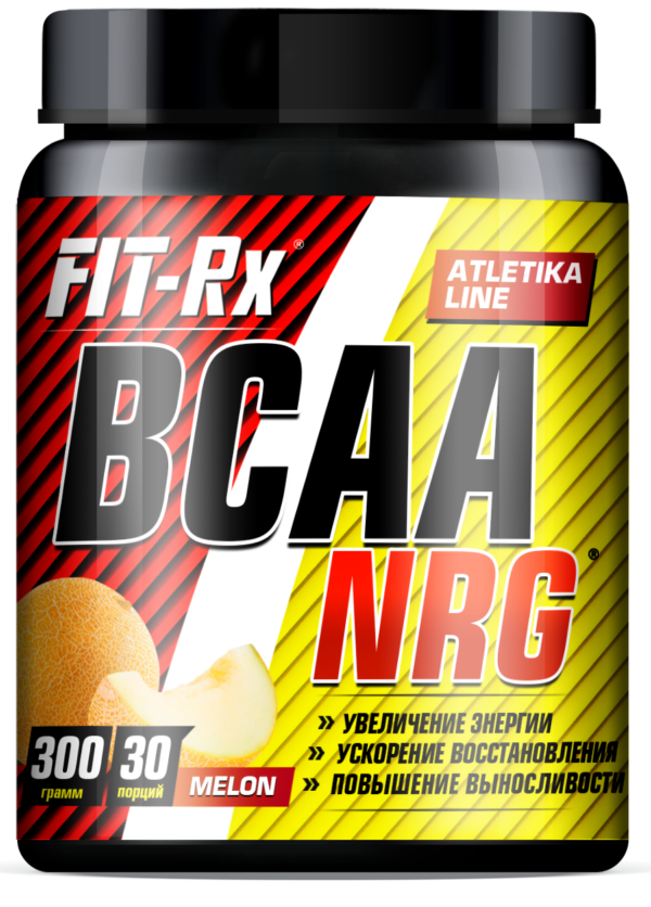 BCAA NRG, вкус дыня, 300 гр,  Fit-Rx