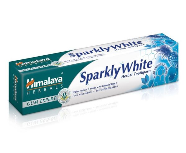 Зубная паста отбеливающая Sparkly White, 75 мл, Himalaya Herbals