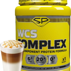 Мультикомпонентный протеин WCS COMPLEX, 900 гр, вкус «Кофе Латте», STEELPOWER