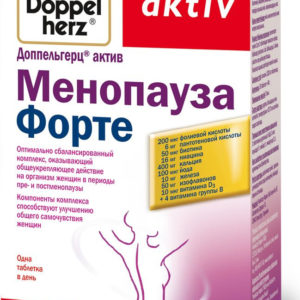 Менопауза, 30 таблеток, Доппельгерц Актив