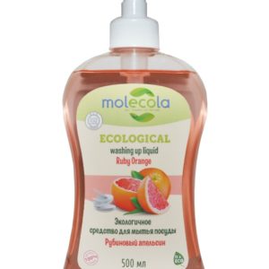 Антибактериальное средство для мытья посуды «Рубиновый апельсин», 500 мл, Molecola